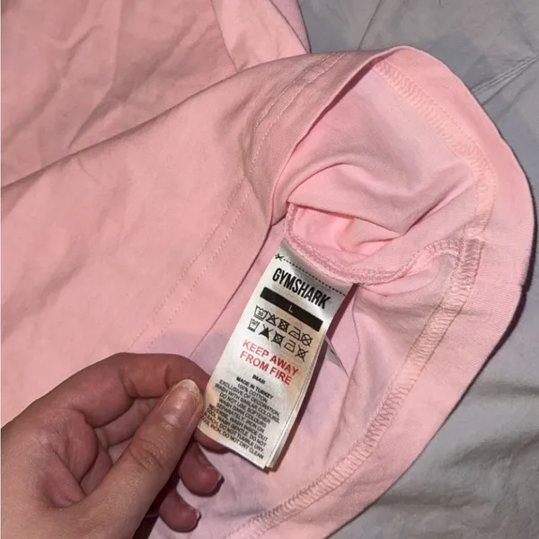 New Gymshark ITS GIVING GYM BABY T-SHIRT Pink Women’s Size Large - Image 14