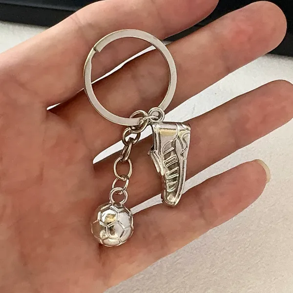 Soccer Shoe Keychain Charm for Men Women Car Keychain Key Ring Bag Charm - Image 6