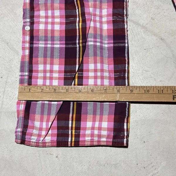 Victoria's Secret PINK Pajama Lounge Flannel Pants Spellout Vintage XS Cotton Y2K - Image 10