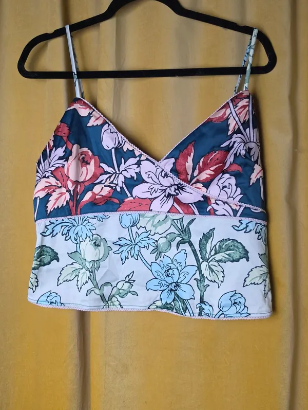 Anthropologie LyreBird Silky V-Neck Cutout Cami - Image 2