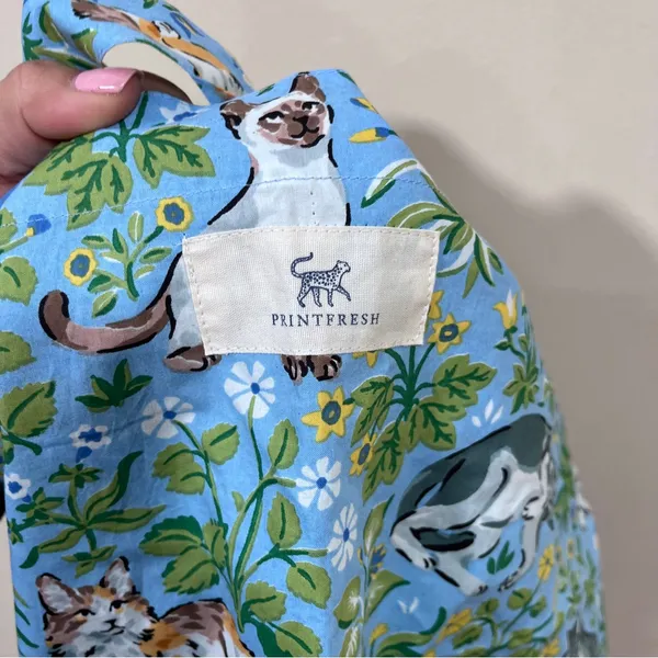 NWOT Printfresh brand "Must Love Cats" multicolor purse bag tote - Image 9