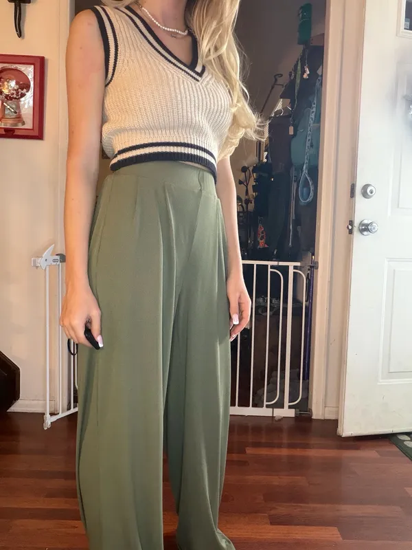 Privy Olive Trousers  - Image 2
