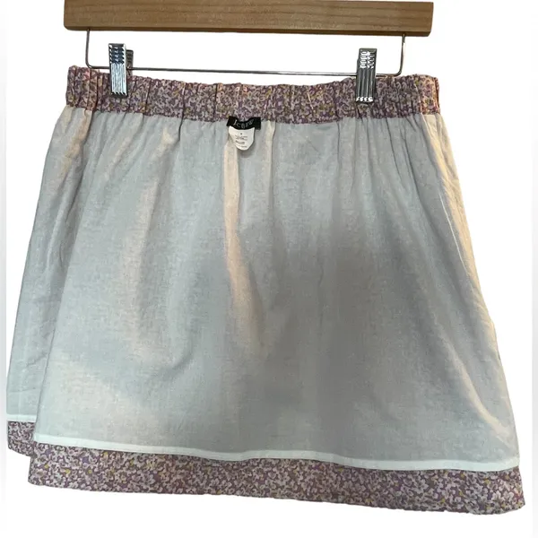 J. CREW Purple Floral Mini Skirt Cowgirl Core - Size Small - Image 4