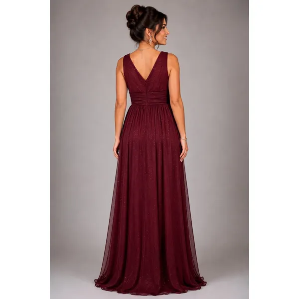 Ever Pretty Red Sparkly Gown - Image 2