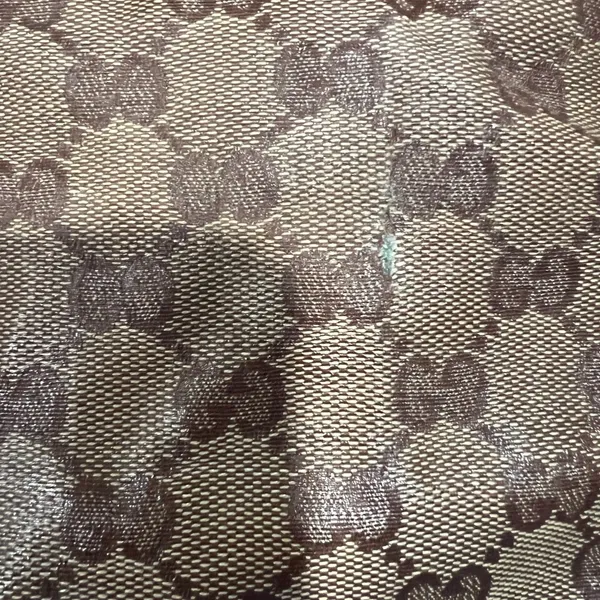 Gucci Hysteria Beige and BrownCrystal Large GG Water-resistant Shoulder Bag - Image 7