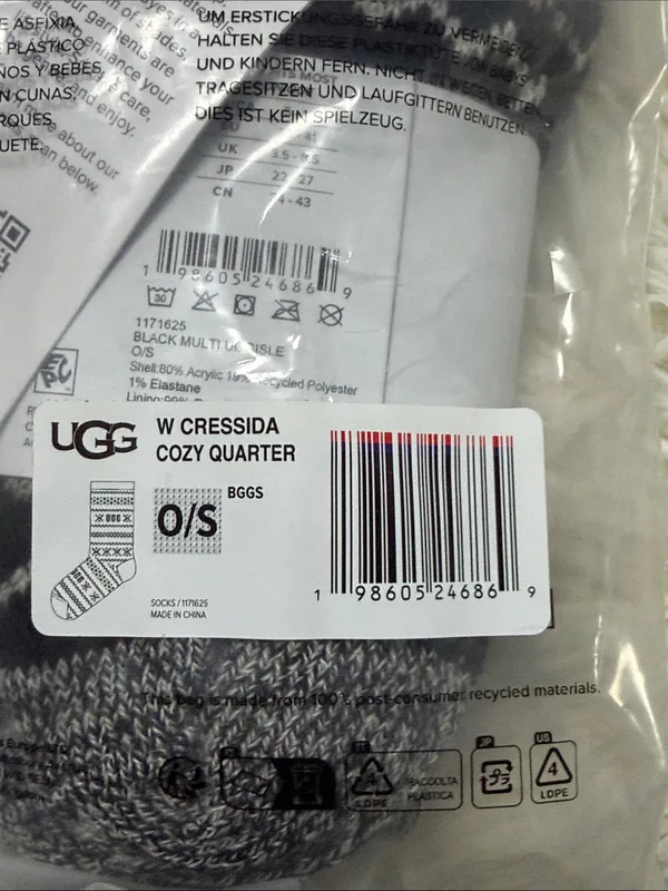 UGG Cressida Cozy Quarter Socks - Image 4