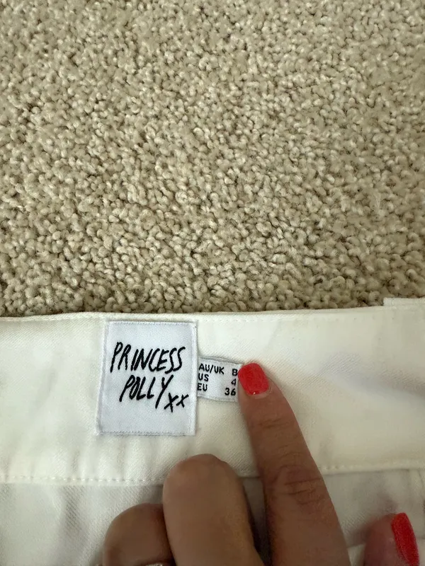 Princess Polly White Mini Skirt - Image 2