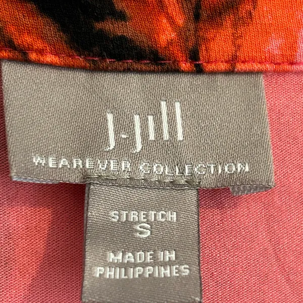 J Jill Stretch Wrap Dress Red pink Size S - Image 4