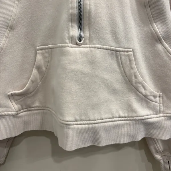 Lululemon Scuba Oversized Half-Zip Hoodie White Opal W3DM4S XS/S Sporty Active‎ - Image 5