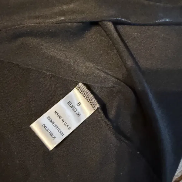 Y2K Topshop Strapless Black Tunic sz 8 - Image 6