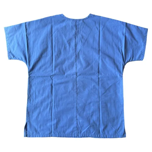CHEROKEE  Blue V Neck Scrubs Top, S - Image 2