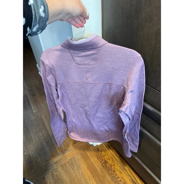5.11 Tactical Sweater Womens‎ Medium Glacier Half Zip Pullover Fleece purple - Image 4
