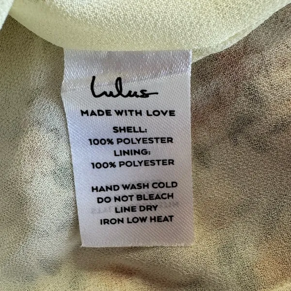 Lulus Happiest Moments Ivory Floral Lace-Up Maxi Dress Size Small New‎ - Image 8