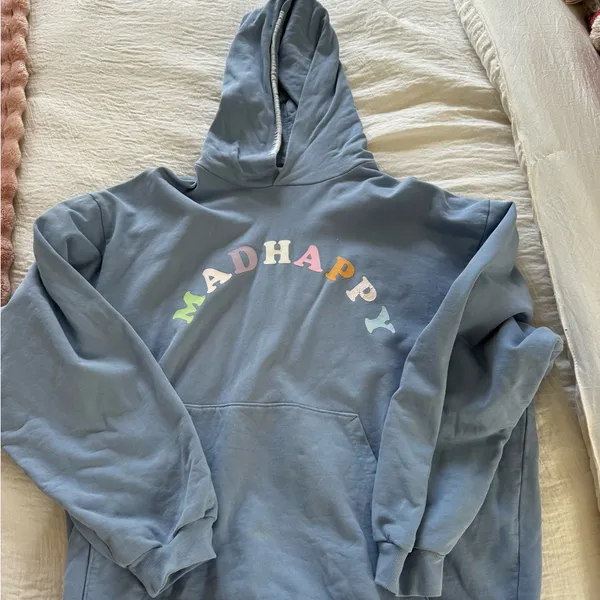 Blue madhappy pastel hoodie - Image 2