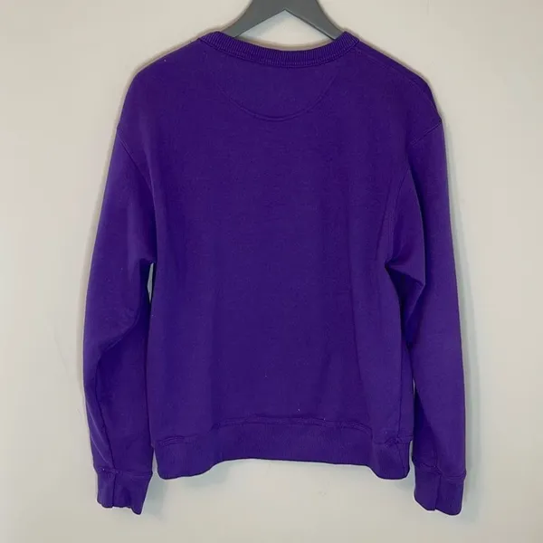 Champion Pullover Sweatshirt.‎ Size Medium. Purple Unisex - Image 2