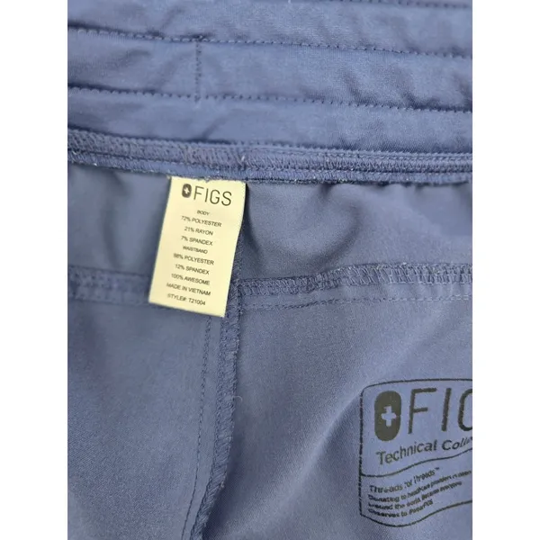 FIGS Scrub Pants Womens XL T21004 Technical Collection Navy Blue EUC - Image 3