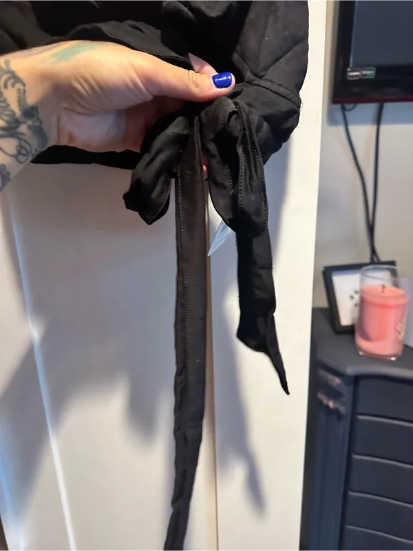 NWT Free People Top- Black $58 MSRP - Image 4