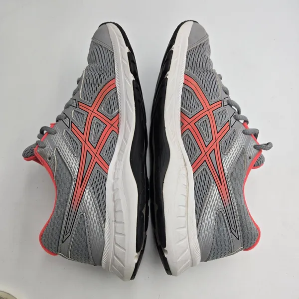 Asics Running Shoes Women 8 Wide Gel Contend 6 Gray Low Top Gym Trainers Sneaker - Image 6