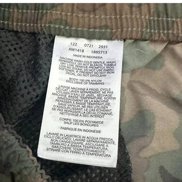 NWT COLUMBIA Camo Print Shorts Womens Size 1X Regular Fit Pockets and Drawstring - Image 6