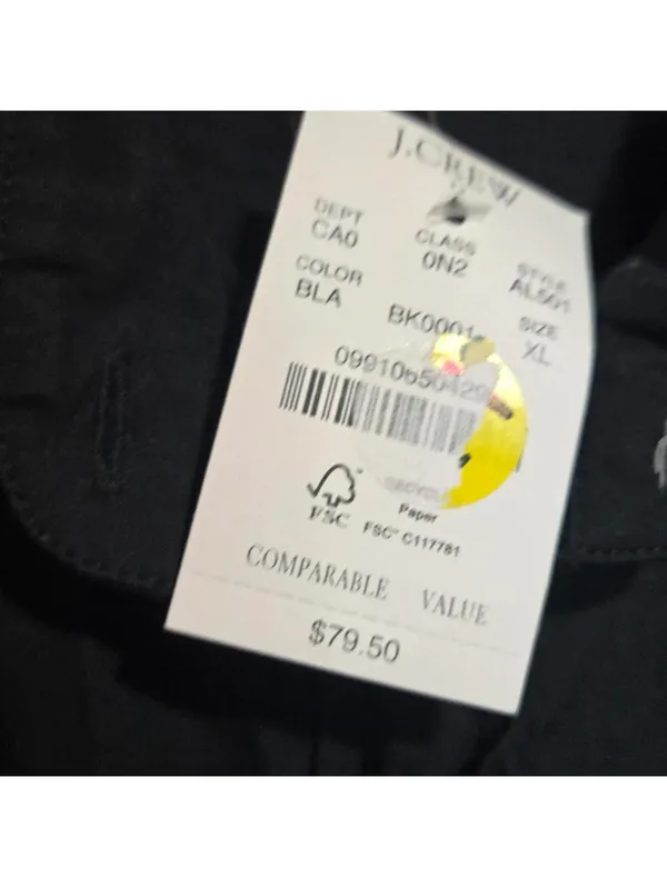 J Crew Button-up cotton poplin shirt in signature fit - Image 3