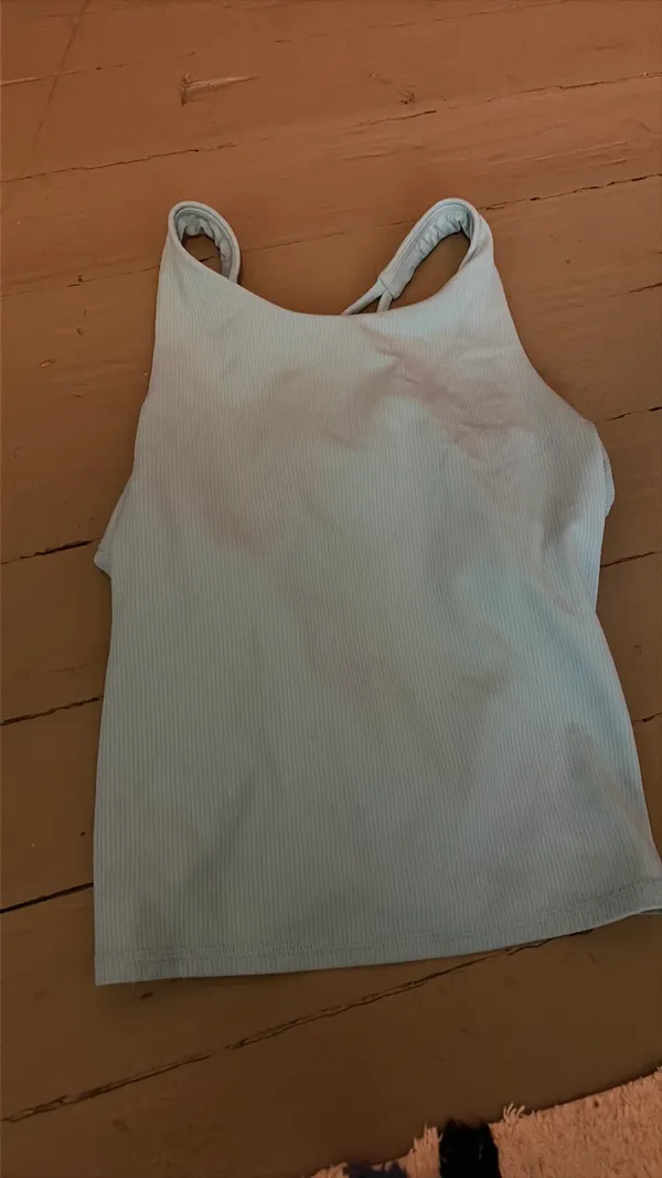 All in motion light blue tank top with built in bra - Image 5