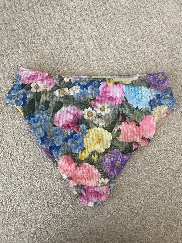 Show Me Your Mumu Sail Swim Bottoms size XXL Flower Shop Scrunch Floral nwot - Image 6