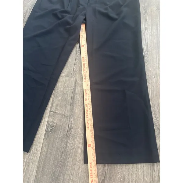 Abercrombie & Fitch Sloane Ultra High Rise Wide Leg Tailored Pant Black 36L NWT - Image 2