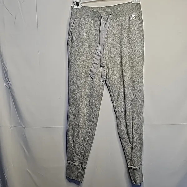 Victoria's Secret pull on jogger sweatpants gray lounge sz Small - Image 2