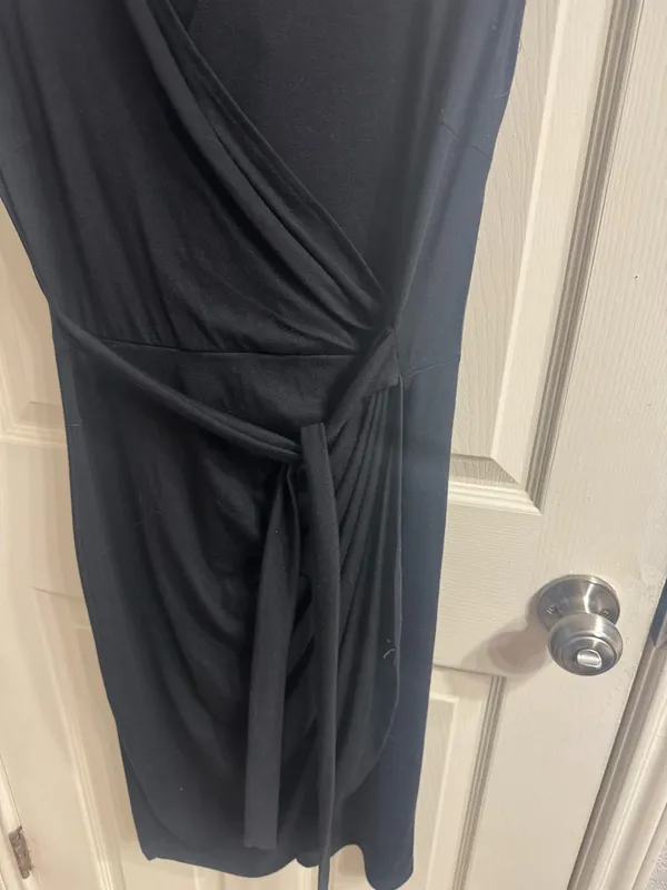 Amazon Black wrap dress - Image 3