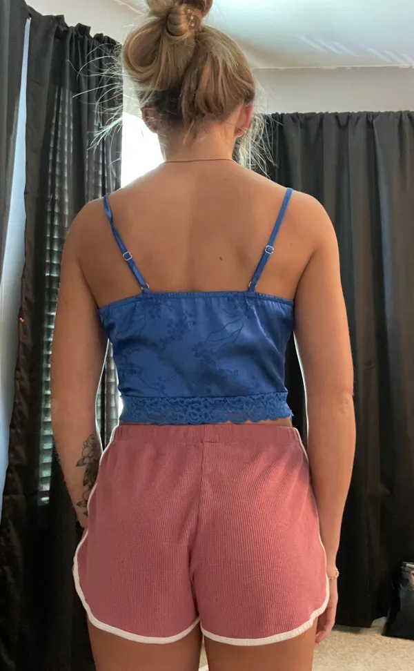 SheIn Lace Trim Bustier Cami Crop Top - Image 3