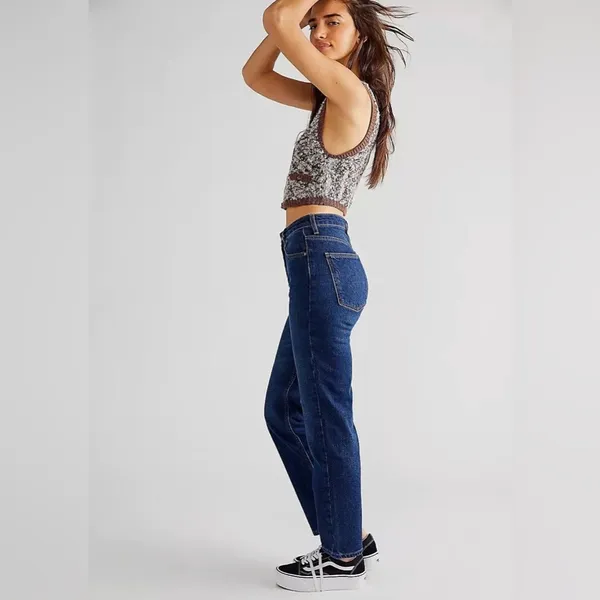 Free People We The Free Pacifica Straight-Leg Jeans Size 25. B20 - Image 3