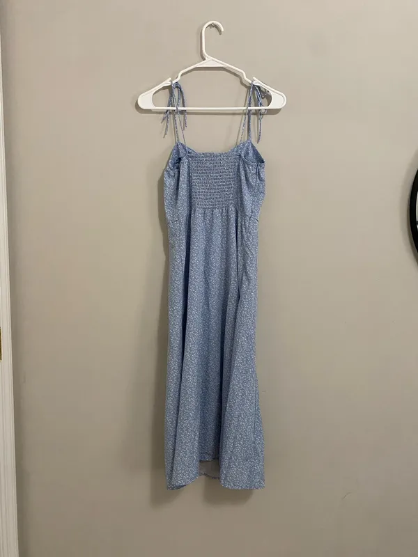 Shein Light Blue Floral Dress - Image 2