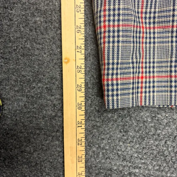 Pendleton Vintage Wool Plaid Trousers High Waist Pleated Pants Made in USA 12 - Image 6