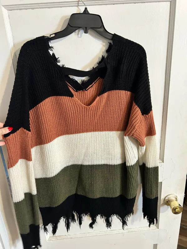 Rue 21 Sweater Striped - Image 2
