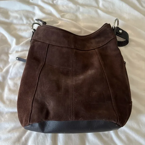 Clarks Women's Hobo Bag in Rich Brown and Black - Image 2