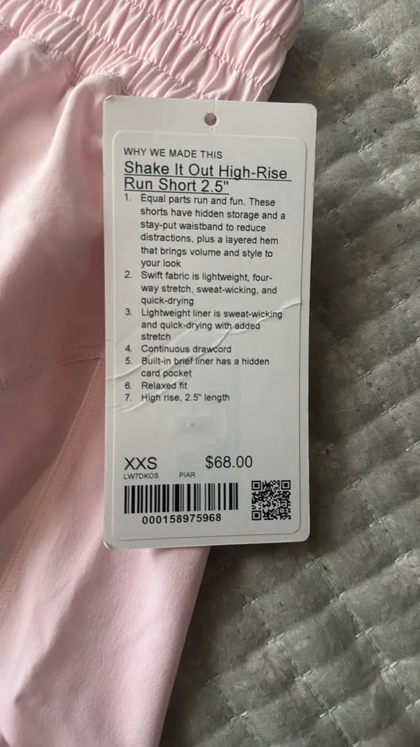 Lululemon shake it out shorts - Image 3