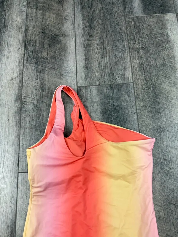 Aerie Coral Stripe One Piece Swimsuit - Image 9