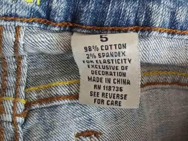 ZCO 5 26.5 Designer Crystal Logo Pocket Jeans - Image 5