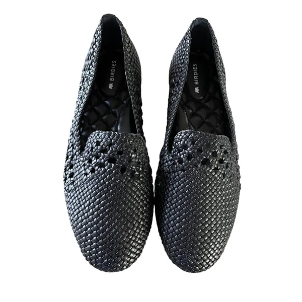 Birdies Starling Final Few Woven Loafers Womens 6.5 Black Quiet Luxury‎ Flats - Image 3