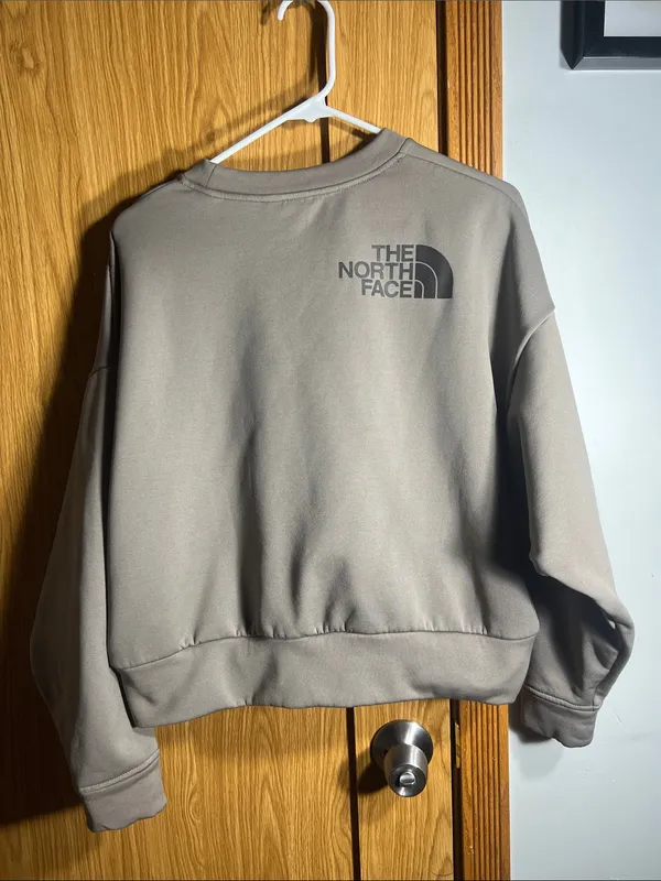 The North Face Women's Taupe Crewneck Sweatshirt - Image 4