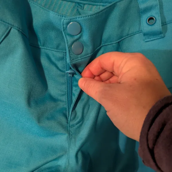 Under Armour Turquoise Blue Storm Ski Flared Snow Pants Size Small - Image 5