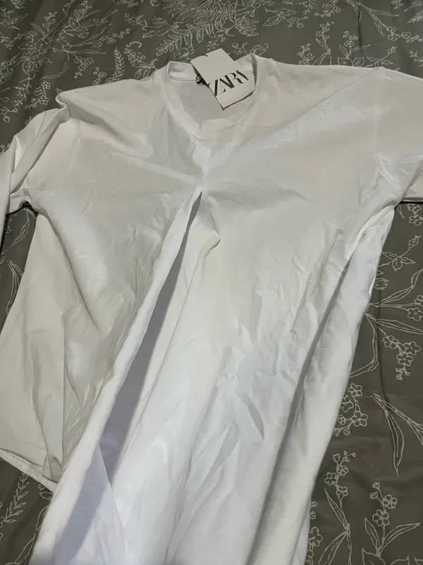 NWT Zara white long sleeve top - Image 2