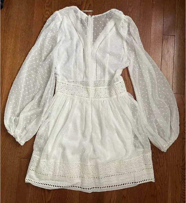 Boutique White Dress - Image 2
