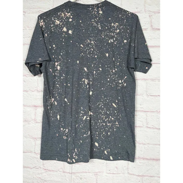 Vintage Style 'Babe' Graphic Bleach Splatter Medium T-Shirt - Image 4