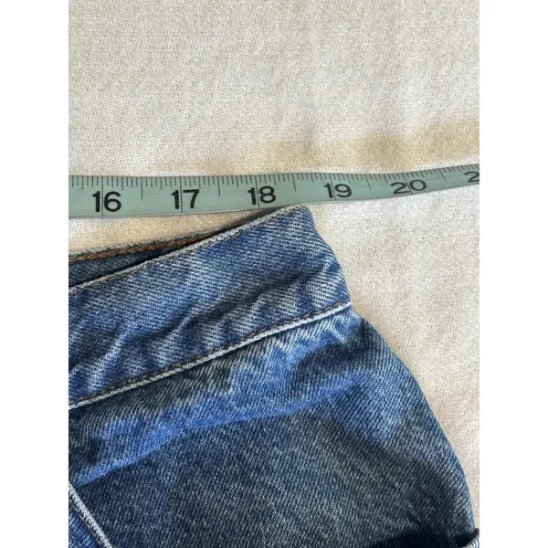 Vintage Levis 900 Series Silverta Med Wash Zip Logo Tapered Leg Size 26 Mid Rise - Image 7