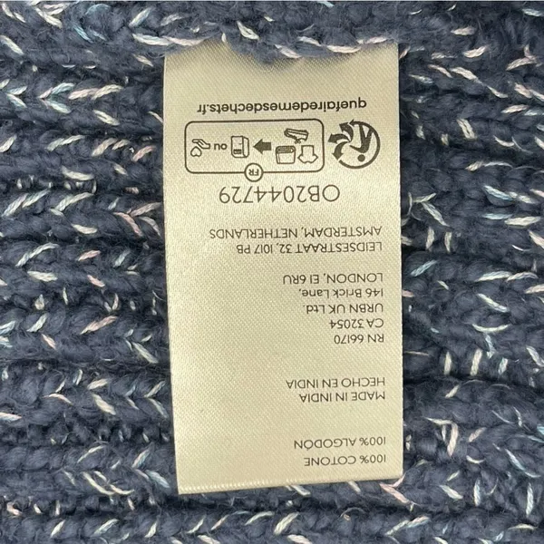 Free People Blossom Knit Cardigan in Big Dipper Blue - Large - NWT - Image 4