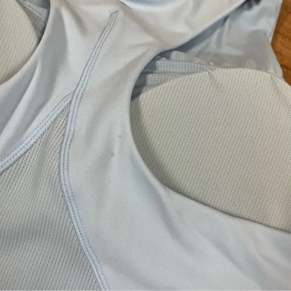 SheIn Large Buttery Soft High Neck Support Mesh Panel Yoga Sports Bra Pastel - Image 4