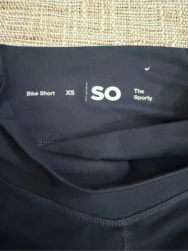 SO The Sporty Black Crossover Bike Shorts XS - Image 5