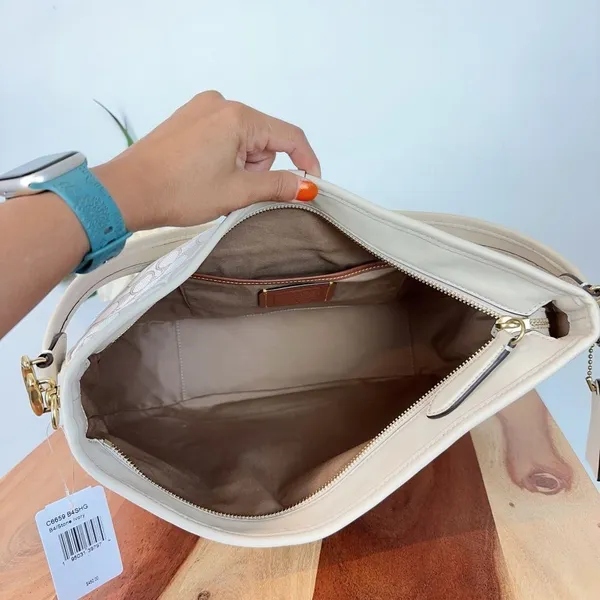 NWT‎ Coach Soft Tabby Hobo In Signature Jacquard - Image 6