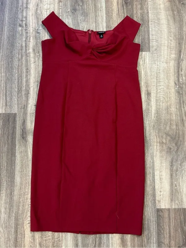 Torrid Red Bodycon Twist Front Dress Women’s Large (0) - Image 2